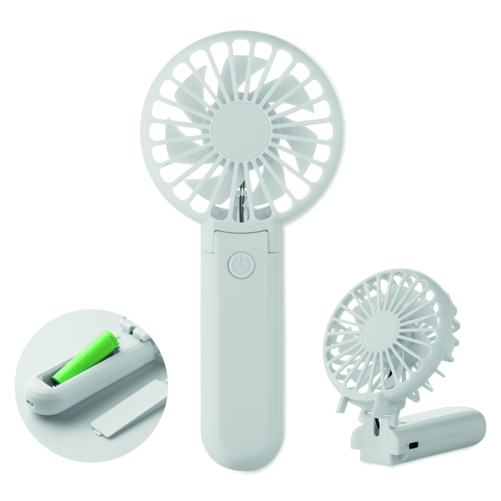 Logo trade promotional product photo of: Portable foldable fan