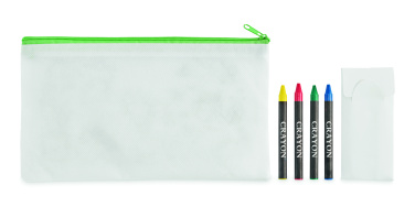 Logotrade advertising product picture of: Pencil case with 4 crayons