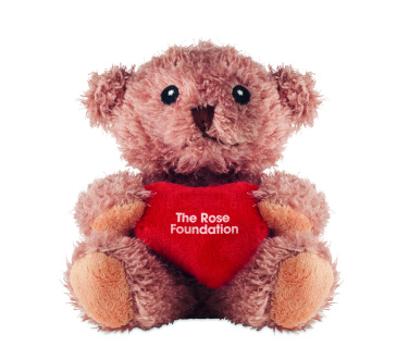 Logotrade promotional giveaway picture of: Teddy bear plush with heart