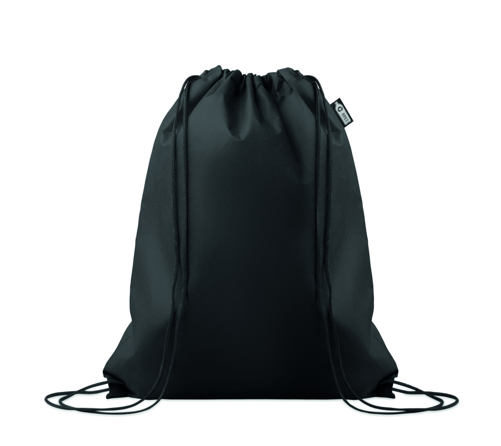 Logotrade promotional item picture of: Drawstring bag RPET non-woven