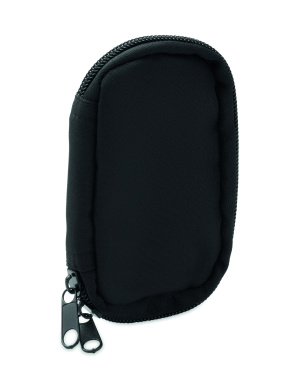Logo trade promotional giveaways image of: Key case in 300D RPET