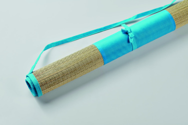 Logo trade promotional merchandise photo of: Natural straw beach mat
