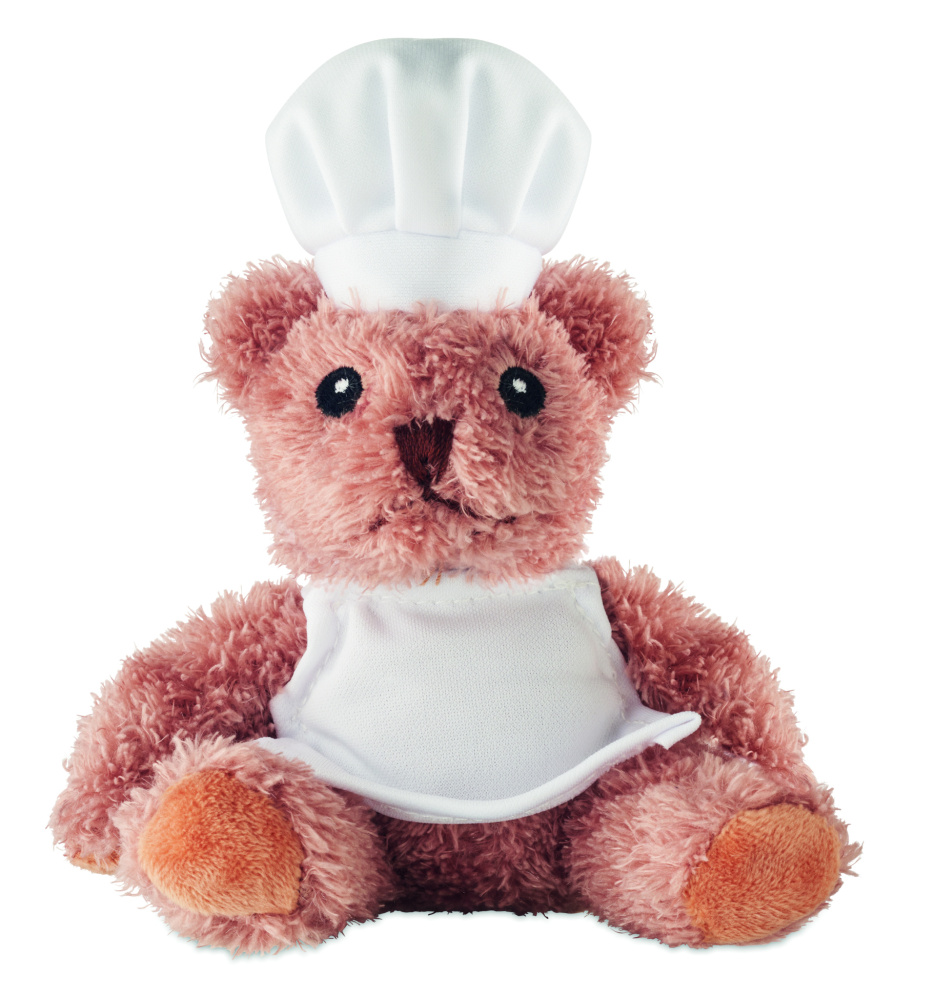 Logo trade promotional merchandise picture of: Teddy bear plush chef