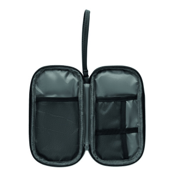 Logo trade promotional merchandise image of: Tech organiser pouch 600D RPET