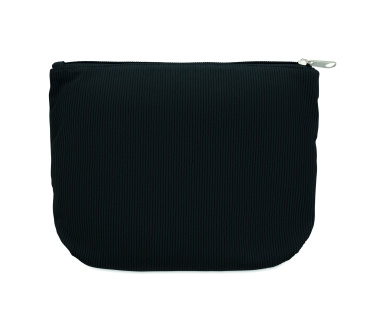 Logo trade promotional merchandise picture of: Corduroy cosmetic bag