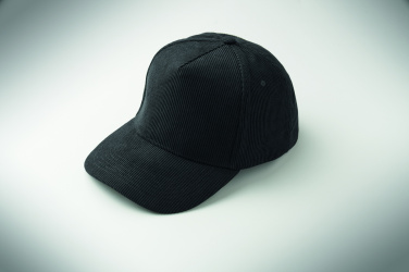 Logo trade promotional giveaways image of: Corduroy 5 panel baseball cap