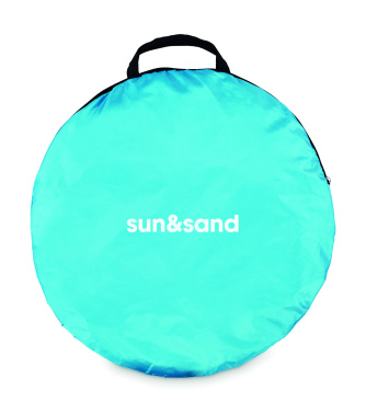 Logo trade promotional gifts image of: Beach tent in 190T polyester