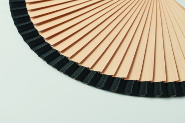 Logo trade promotional products picture of: Wooden hand fan