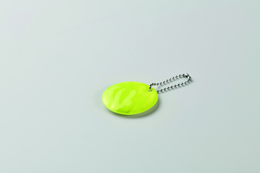 Logo trade promotional merchandise image of: Round reflective keyring