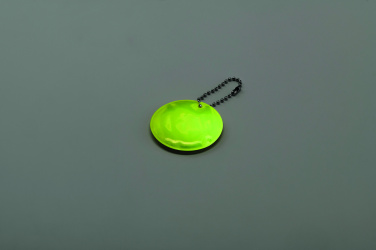 Logo trade promotional gifts image of: Round reflective keyring