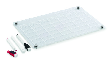 Logo trade advertising products image of: Magnetic acrylic planner