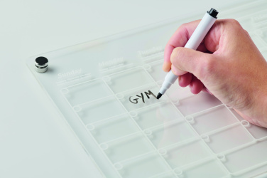 Logo trade promotional merchandise image of: Magnetic acrylic planner