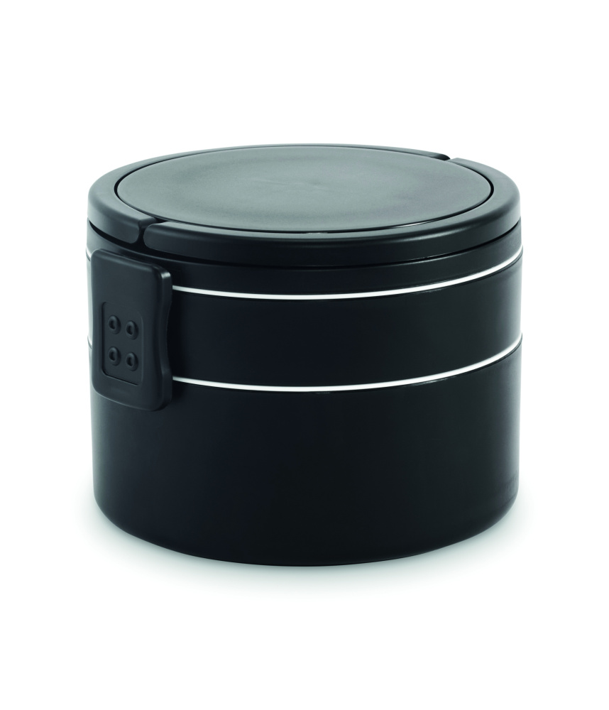 Logo trade advertising products image of: PP two-tier lunch box 950 ml