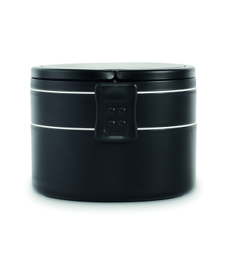 Logo trade business gifts image of: PP two-tier lunch box 950 ml