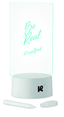 Logo trade advertising product photo of: Light-up LED memo board