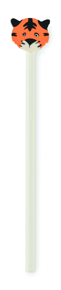 Logo trade promotional gifts picture of: Wooden pencil in animal shape