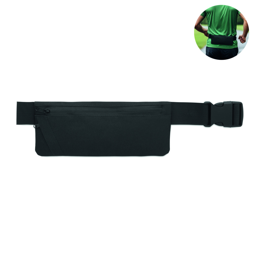 Logotrade promotional giveaways photo of: Sports waist bag 600D RPET