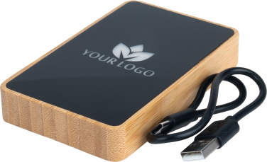 Logo trade promotional merchandise photo of: Power Bank 5000 mAh with illuminated logo