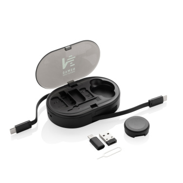 Logotrade promotional item image of: Chargevix RCS rplastic Multi-functional 60W charging set