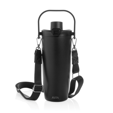 Logotrade promotional item image of: Avira Ayala RCS re-steel duosip lockable crossbody tumbler