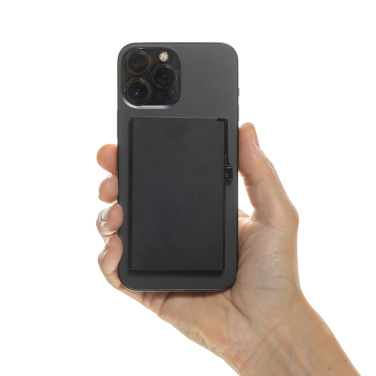 Logotrade promotional giveaway image of: Standard aluminium RFID magnetic phone cardholder