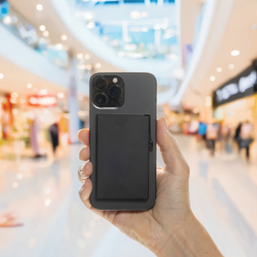 Logotrade promotional gift picture of: Standard aluminium RFID magnetic phone cardholder