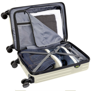 Logo trade corporate gifts picture of: Rover 20" GRS recycled cabin trolley 40L