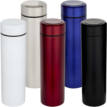 Logotrade business gifts photo of: Taylor 450 ml double wall stainless steel flask with tea strainer