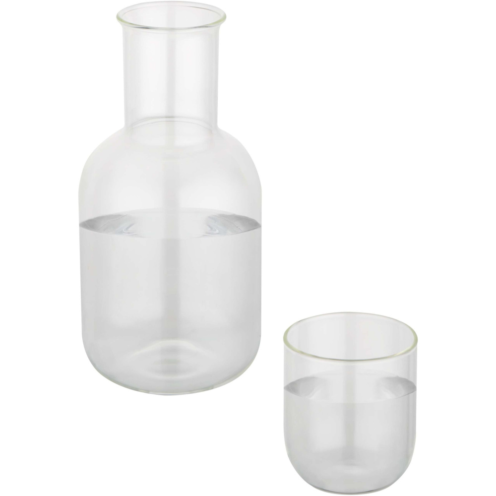 Logo trade promotional merchandise image of: Amelie glass carafe and cup set