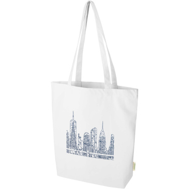 Logotrade business gift image of: Odisha 180 g/m² OCS organic wide bottom tote bag 11L
