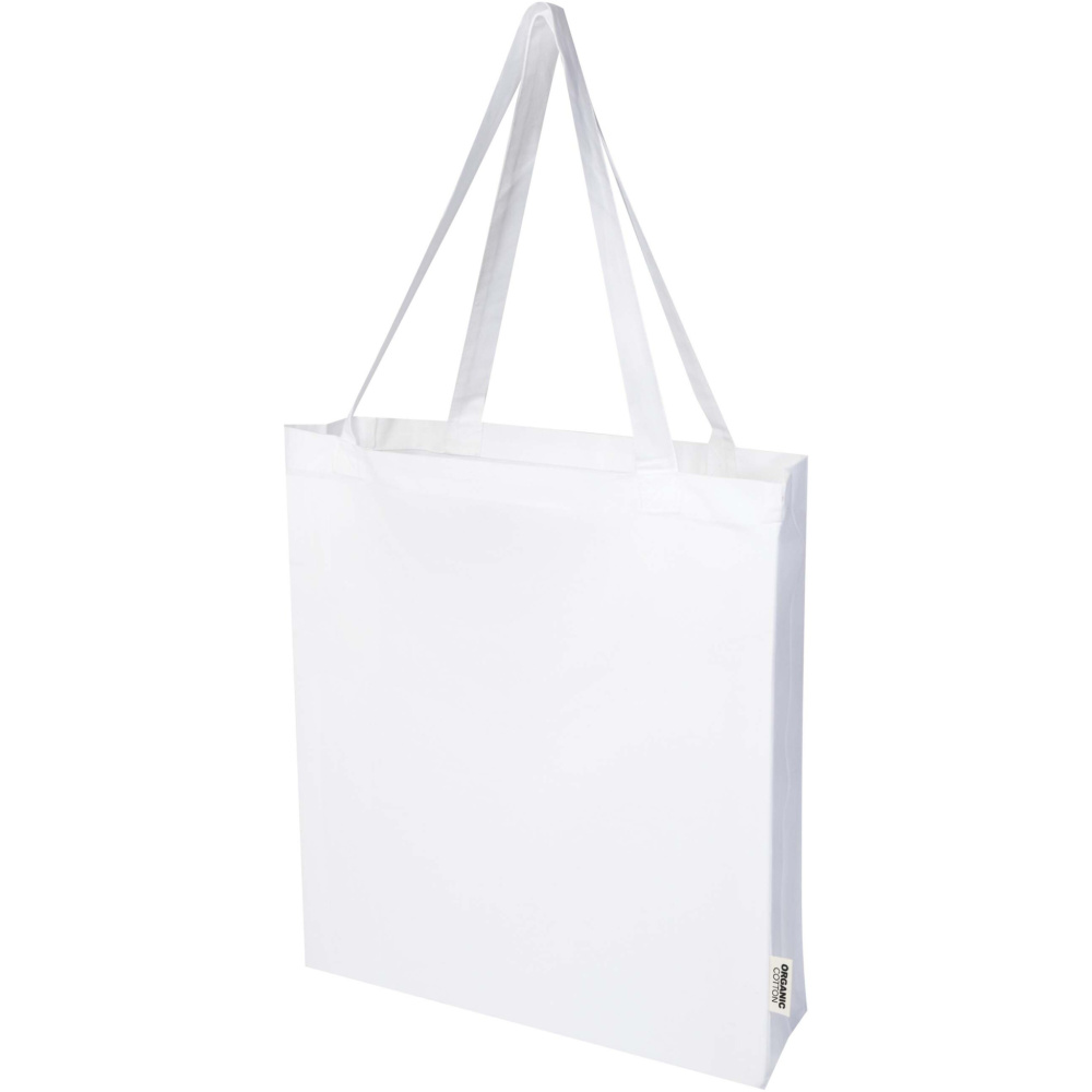 Logo trade corporate gift photo of: Odisha 180 g/m² OCS organic full gusset tote bag 14L