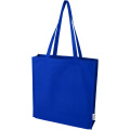Odisha 180 g/m² OCS organic full gusset tote bag 14L, Royal blue