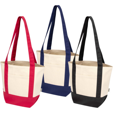 Logotrade advertising product image of: Sam 320 g/m² GRS recycled mini cotton tote bag