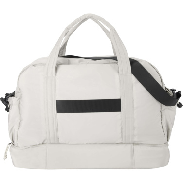 Logotrade corporate gift image of: Puffer GRS recycled duffel bag with insulated bottom 30L