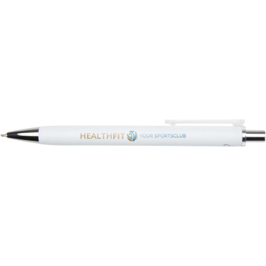 Logotrade promotional product image of: Feld RCS recycled ballpoint pen with metallic finish (black ink)