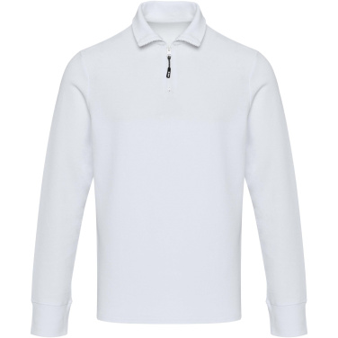 Logotrade promotional gift image of: Zeus long sleeve unisex half zip polo