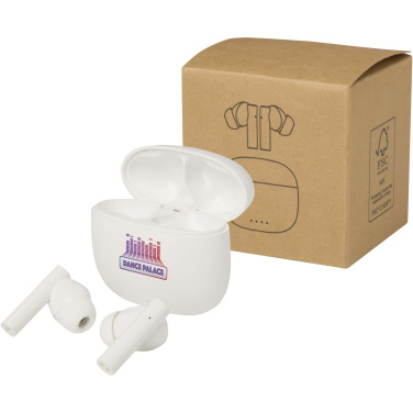 Logotrade corporate gifts photo of: Alterf recycled plastic True Wireless Bluetooth® headset with silicone eartips