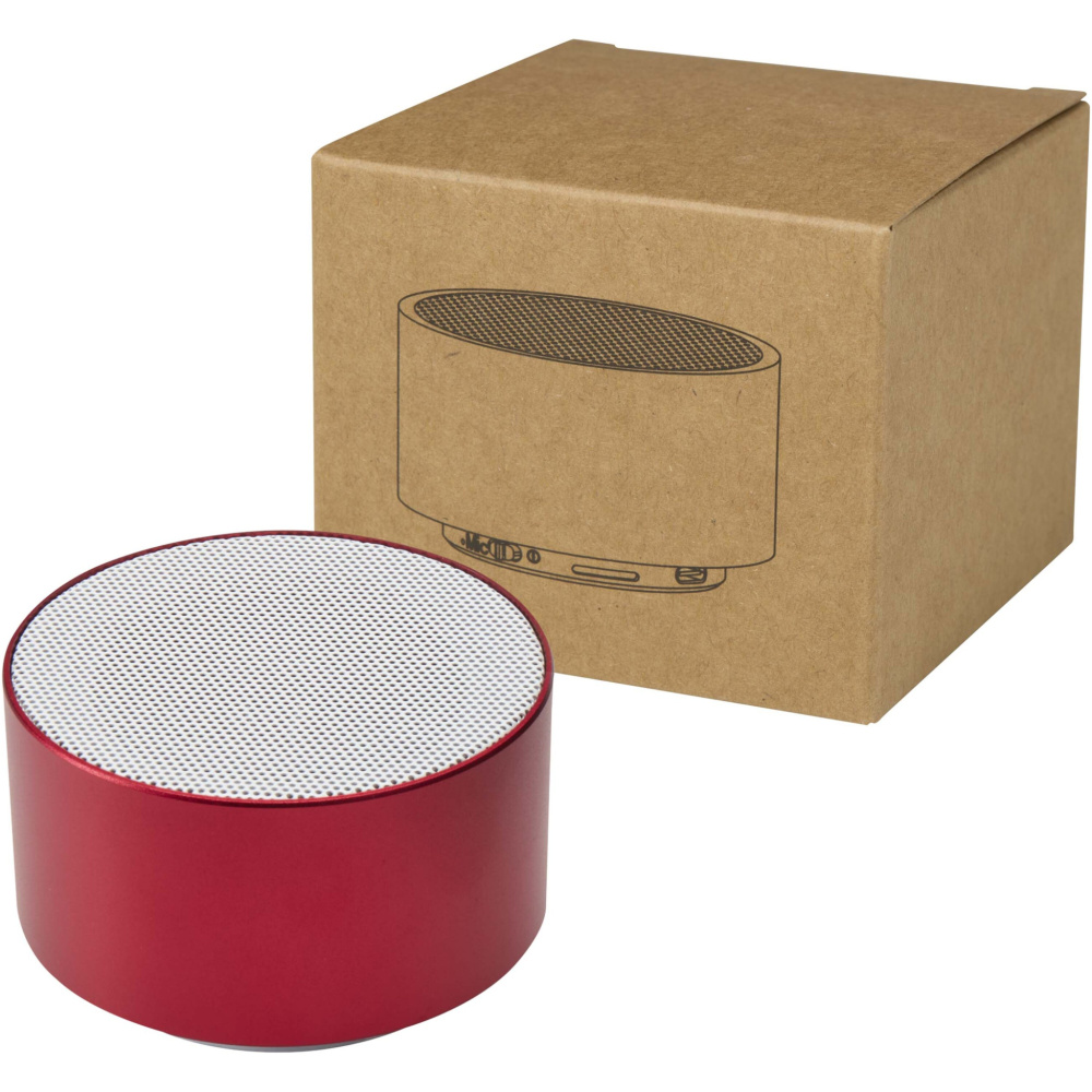 Logo trade corporate gift photo of: Ankaa 3W recycled aluminium wireless Bluetooth® speaker