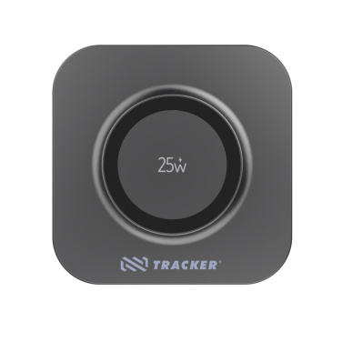Logo trade promotional item photo of: Quantum ultra-fast 25W magnetic wireless charging pad