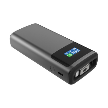 Logotrade promotional item image of: Quantum RCS ultra-fast PD45W 10.000mAh powerbank with screen