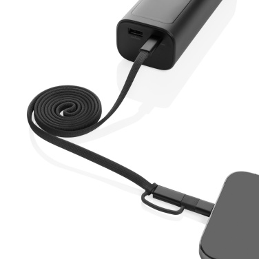 Logo trade advertising product photo of: Arc RCS recycled Ultra-thin 60W 2 in 1 magnetic cable