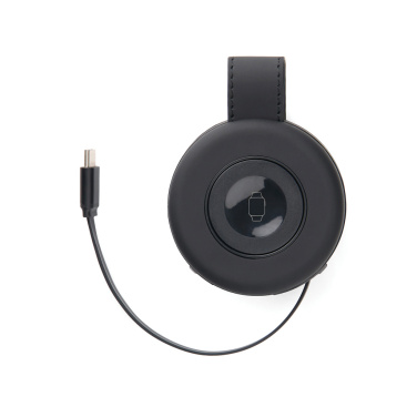 Logo trade promotional merchandise photo of: VINGA Baltimore RCS 2-in-1 Wireless 15W Travel Charger