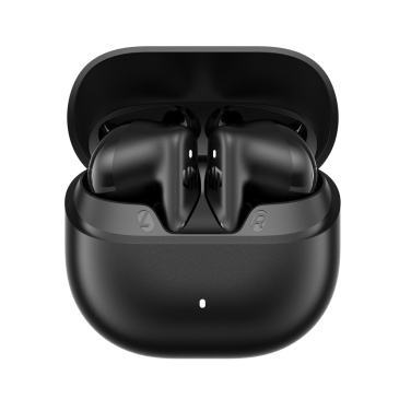 Logo trade promotional giveaways picture of: Urban Vitamin Santa Clara RCS plastic ENC earbuds