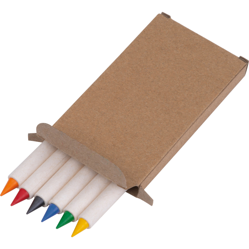 Logotrade promotional items photo of: Infinity Set of Wax Crayons KINGSTON