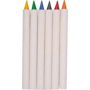 Logotrade promotional gift picture of: Infinity Set of Wax Crayons KINGSTON