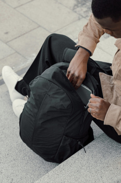 Logotrade promotional giveaways photo of: KENTO URBAN RCS recycled nylon 15.6 inch Backpack with front