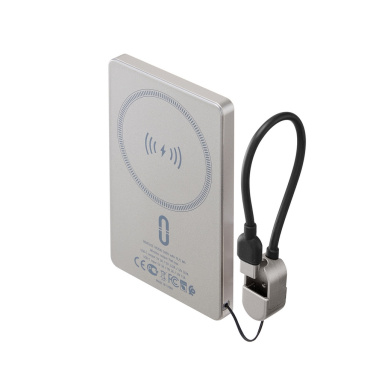 Logotrade promotional merchandise picture of: Power Bank Magsafe wireless 15W VA2616 5000 mAh RIVACASE