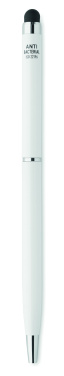Logotrade promotional item picture of: Stylus antibacterial pen