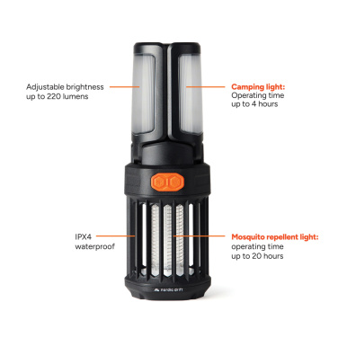 Logo trade business gifts image of: Nordic Drift Titan Portable mosquito repellent camping light