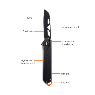 Logo trade promotional giveaways picture of: Nordic Drift Adventure Folding knife